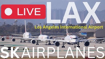 🔭 Live Watching Planes ✈️  At Los Angeles Airport | KLAX | Live ATC 📻