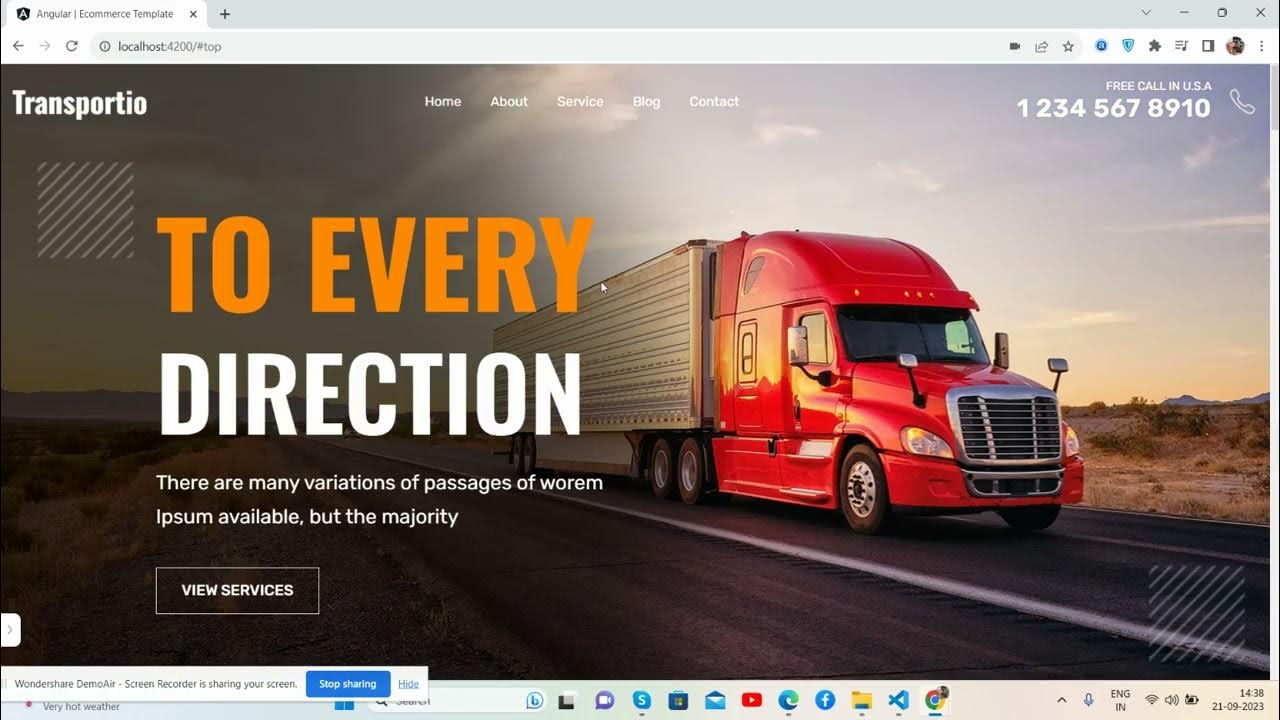 Angular 16 Transportation Website Template Free - YouTube angular-16-transportation-website-template-free-youtube