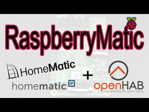 RaspberryMatic installieren deutsch | HOMEMATIC und OPENHAB | RaspberryMatic Tutorial