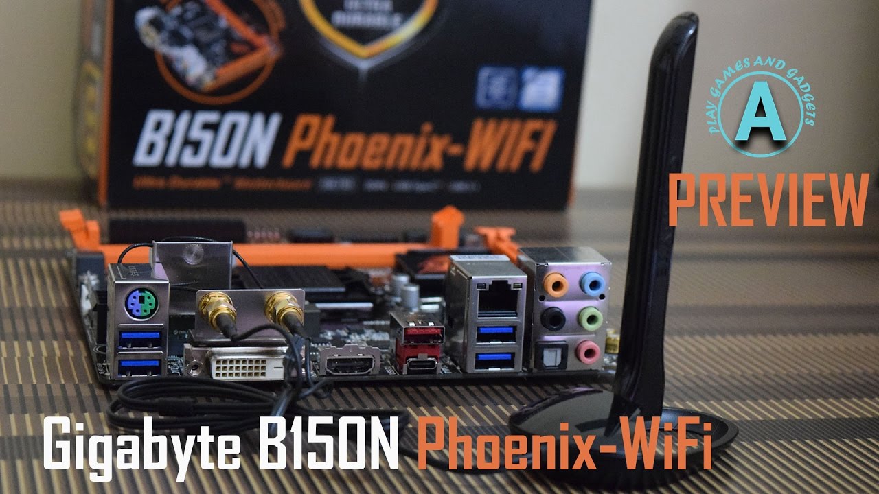 Scheda Madre Gigabyte GA-B150N-PHOENIX-WIFI – LGA1151, Mini-ITX, DDR4, Con Wi-Fi Integrato, Usata Ma Funzionante