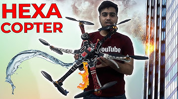 How to make Hexacopter Drone with Apm 2.8 Ardupilot IIआग बुझाये चुटकियों में II