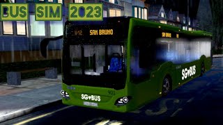 [SBST] Bus Simulator 2023 | San Francisco Route 6 | SG4004B | Mercedes Benz Citaro C2 Hybrid Euro 6 screenshot 2