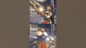(No. 2)Illari and Wrecking Ball interaction - Overwatch 2
