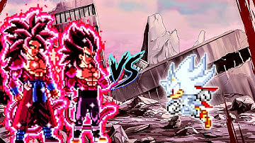 Fusion Xeno Gogeta SSJ4 V2 OP (G&V) VS Hyper Shadic V2 OP in Jump Force Mugen