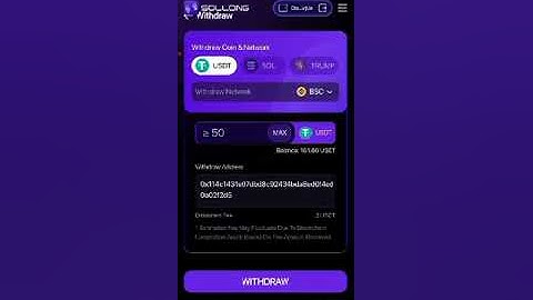 CONTINUATION VIDEO ON SOLLONG WITHDRAWAL PROCESS