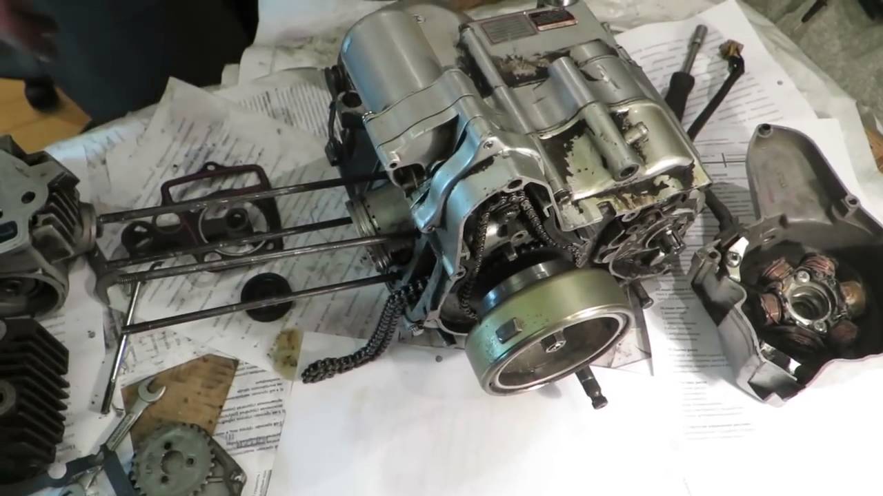 Переборка двигателя часть 1 - YouTube
