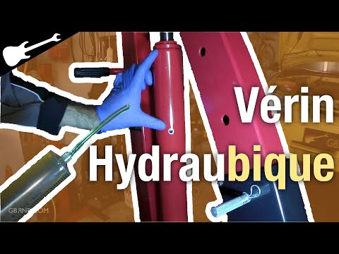 Réparation de la Chèvre ?Girafe ? Grue d'Atelier et Explications Vérin Hydraulique