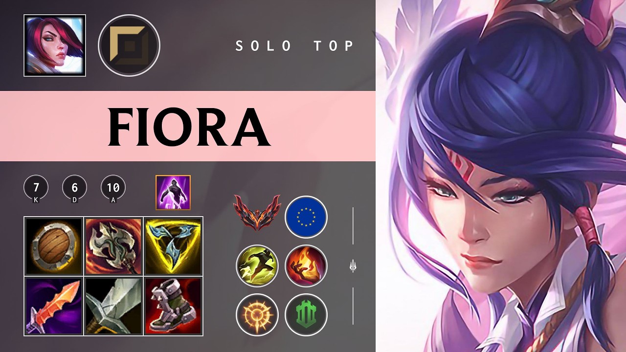 Fiora Top vs Vayne - EUW Grandmaster Patch 26.04