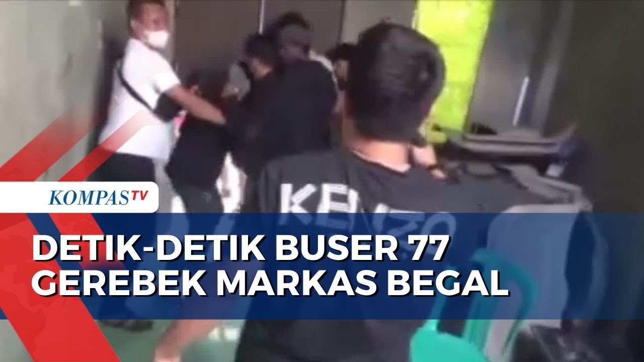 Buser 77 Gerebek Markas Begal di Kendari, Para Pelaku Sempat Berusaha Kabur