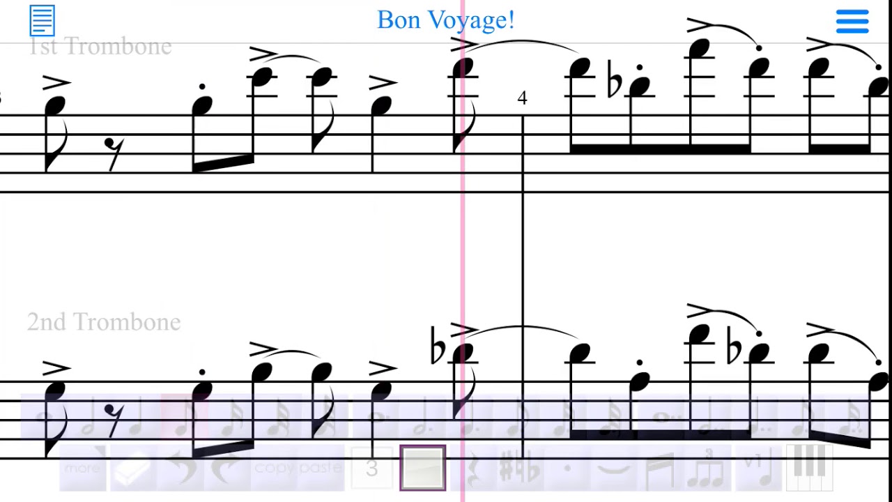 Trombones】金管七重奏 Bon Voyage！ - YouTube