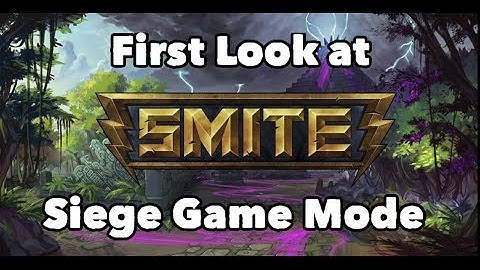 First Look at Smite: New Game Mode - Siege