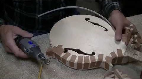 182 RSW Custom Rosa Mandolin Part 10 Binding