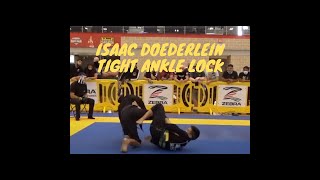 2020 Ibjjf Austin Open Isaac Doederlein Ankle Lock
