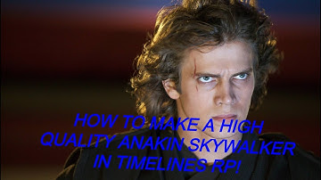How to make a High Quality Anakin Skywalker (Episode 3) in Roblox Timelines RP!
