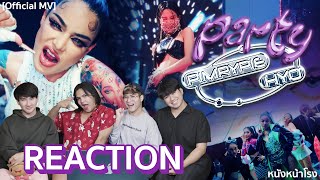 [T-POP REACTION] PARTY - PIMRYPIE Ft. HYO [Girls' Generation] OFFICIAL MV | หนังหน้าโรง