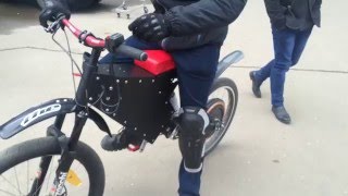 Тестовые заезды второго мотор-колеса Дуюнова | 16 апреля