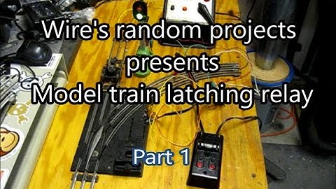 [WRP] Model train track switch latching relay