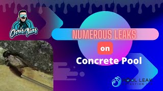 Numerous Leaks on Concrete Pool | Proper Dye Test!