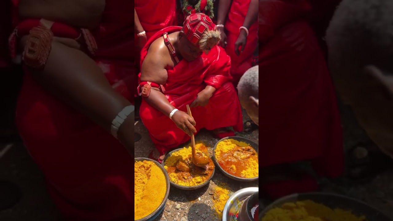 Homowo Festival of the Ga people of Ghana 