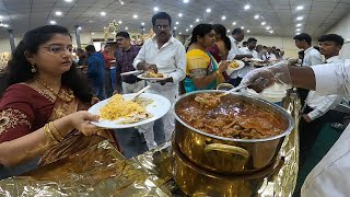 Special Nonveg Buffet @ Lavish Indian Wedding Ceremony |  Indian Marriage Food | Amazing Food Zone