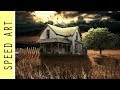 Speed Art - Alone house /#Photoshop/ #2