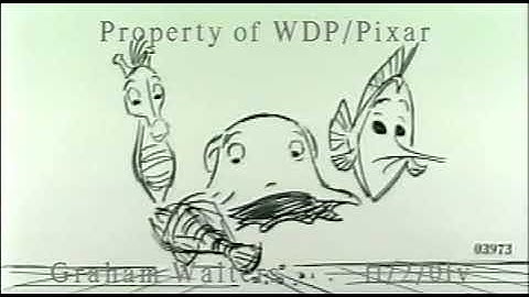 FINDING NEMO: Meet Marlin & Nemo STORYBOARD ANIMATICS