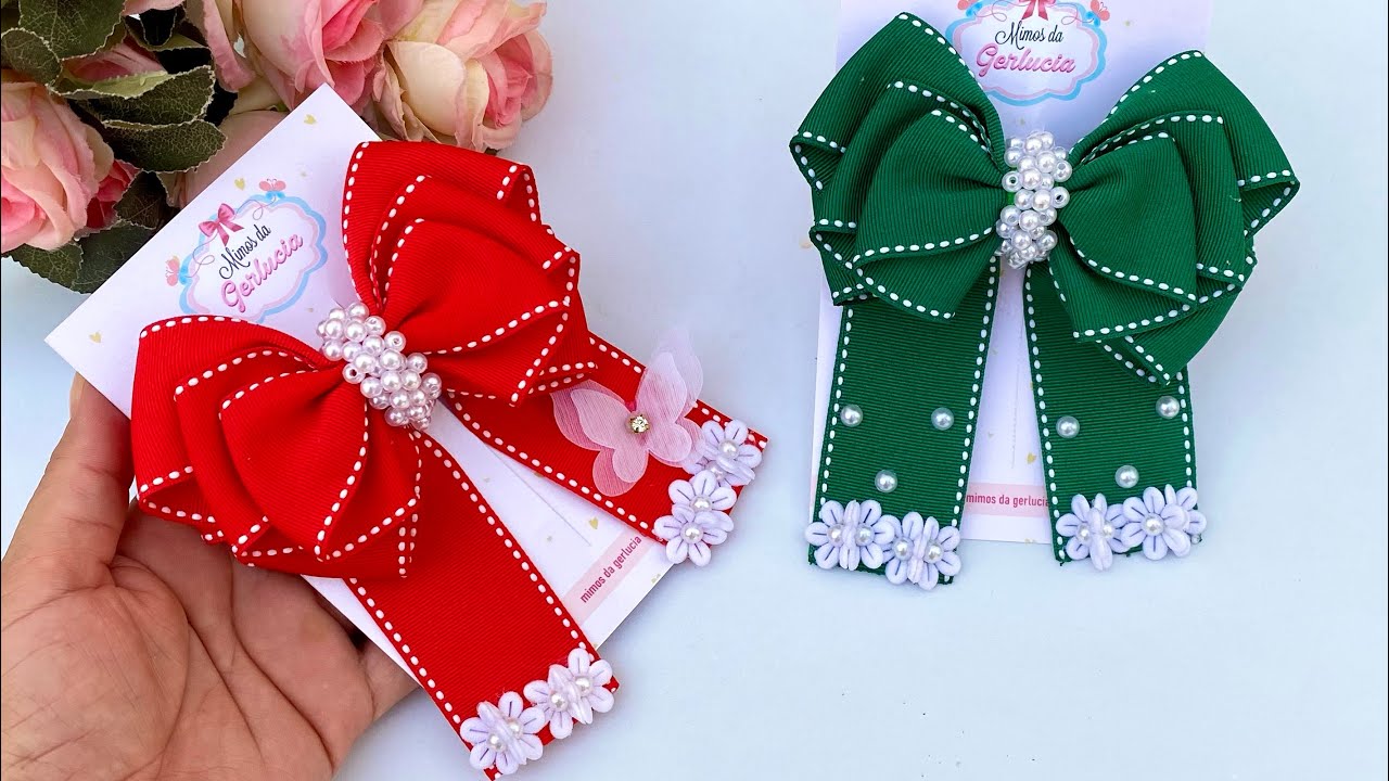 Laço LARA/ novo modelinho criação da @Karol laços e luxos