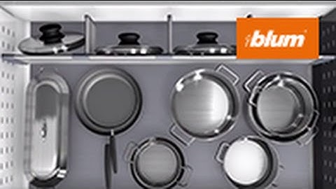ORGA-LINE: Pots and lids right next to each other | Blum