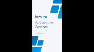 How to create Azure Cognitive Service Resource