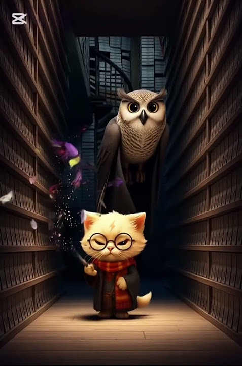 This Poor Kitten Got a Letter from Hogwarts