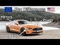 6 Differences Between US & European Mustangs