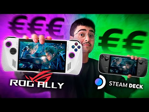 ¿Cuál MERECE más LA PENA? 🔥 Asus ROG Ally VS Steam Deck