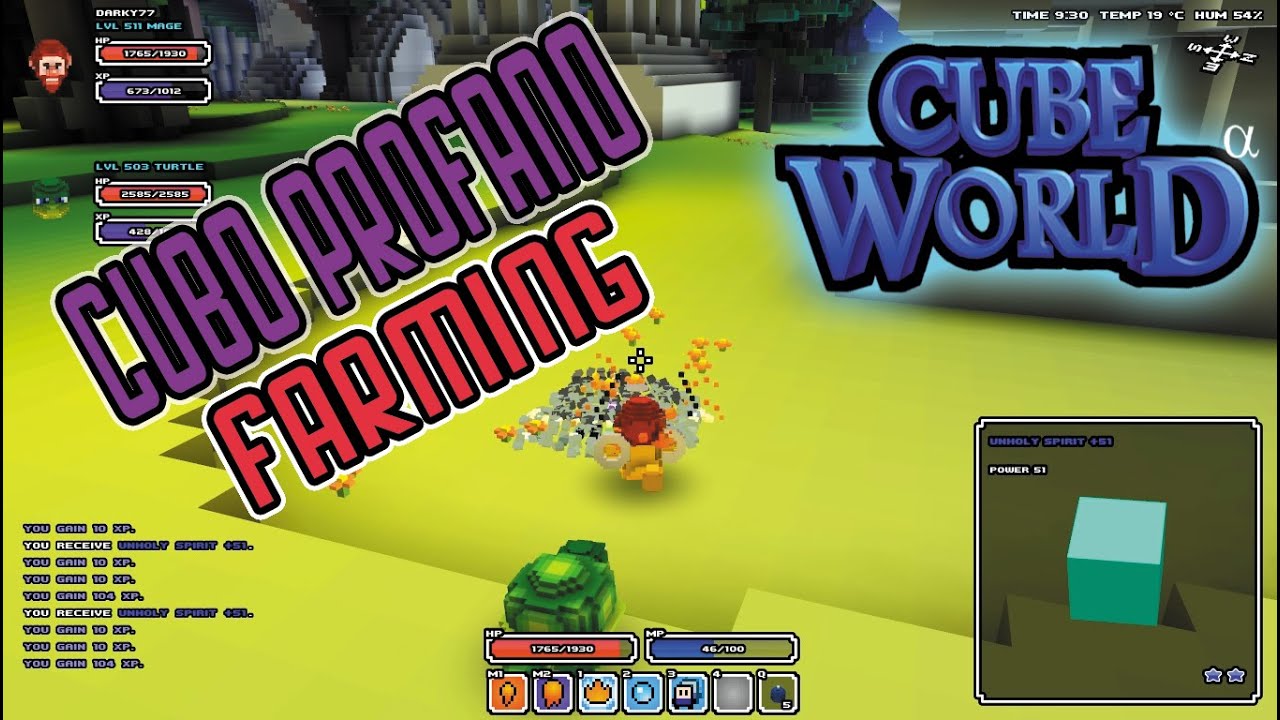 CUBE WORLD SEED Para Farmear cubos SPIRIT PROFANO YouTube