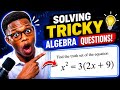 Solving 30 Random Algebraic questions