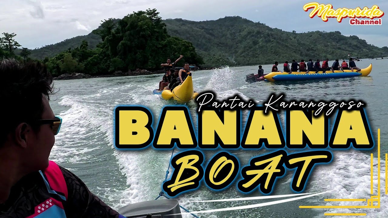BANANA BOAT PANTAI KARANGGOSO TRENGGALEK ‼️| Spesial Trip With CV. Wijayatama Madiun