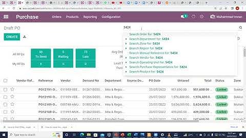 Purchase Order and Stock Received/Billed Reporting in Odoo #odoo #scm #supplychainmanagement