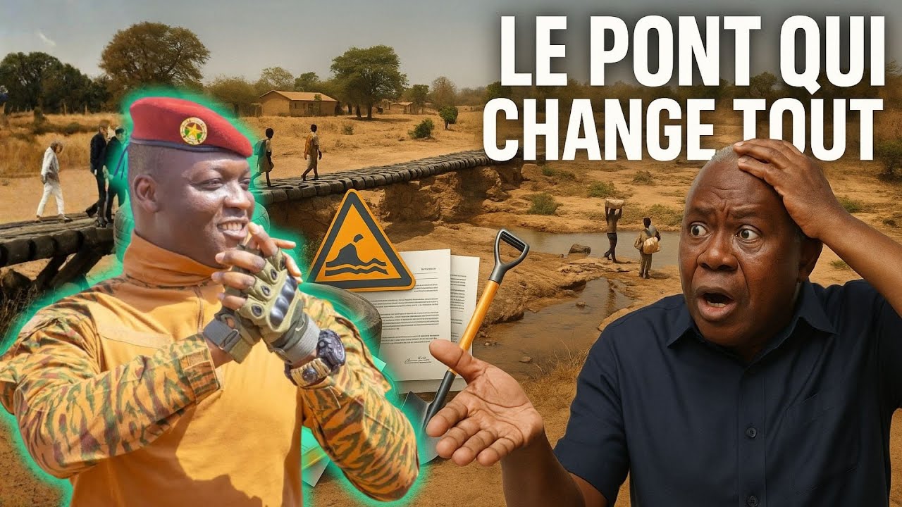 Ibrahim Traoré surprend le monde : 200 000 personnes touchées par un pont choc