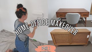 Hey, everyone and welcome to my diy home office makeover part 1. it
took a while, finally get the right paint colour wait for furniture
arri...