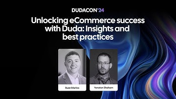 Dudacon 24, Day 3: Unlocking eCommerce success with Duda insights and best practices
