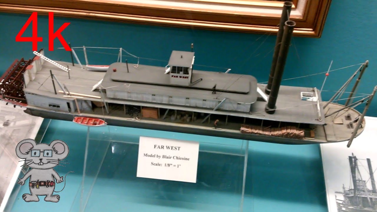 model steam boat engines ebay Far West Model Steamboat in 4K
