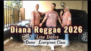 Diana Reggae 2026 Line Dance  Beginner  Choreo  Ussy ina U0026 Suroto ina January 2026
