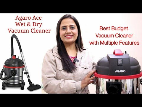 Budget Friendly Wet & Dry Vacuum Cleaner with Multiple Features - Agaro Ace Vacuum Cleaner