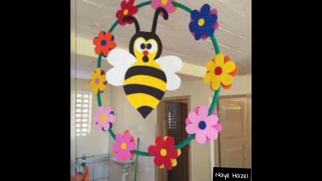 batería Al frente Sin valor Ideas creativas decoración para puertas de preescolar marzo  🌈💐🌷🌹🌺🌸🌼🌻día de la primavera. - YouTube