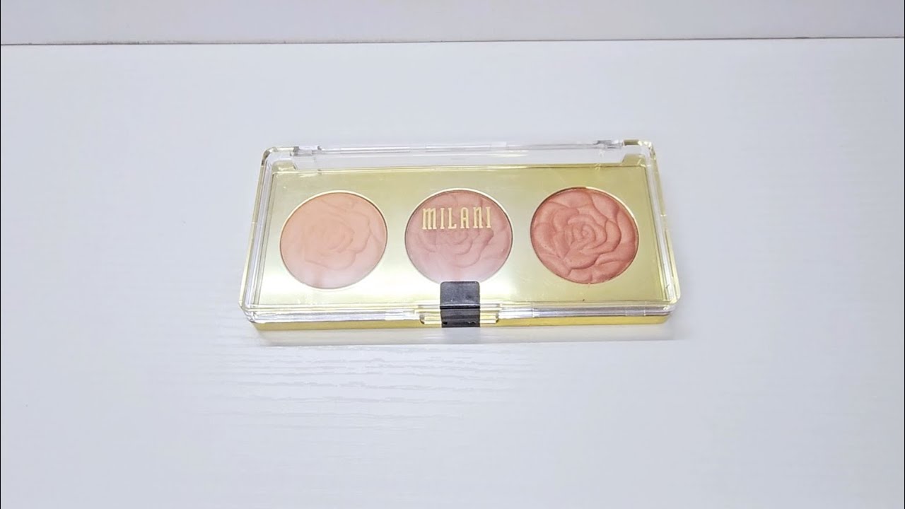 Milani Cosmetics Rose Blush Trio Palette  Floral Fantasy ✨️