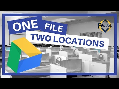 One file in two Folders without copying. In Google Drive, it's possible!