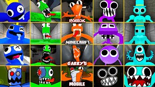 ROBLOX Rainbow Friends EVOLUTION of ALL JUMPSCARES in All Games #7 (Minecraft, Garry's Mod, Mobile)
