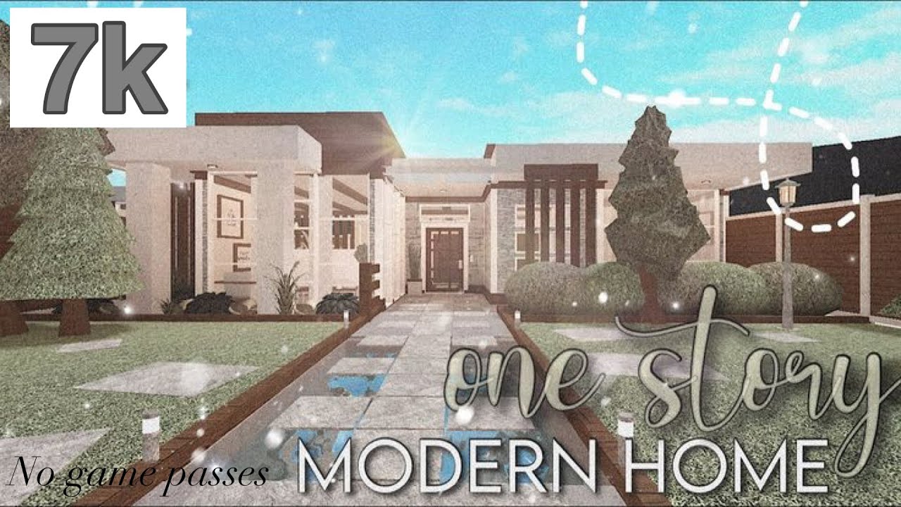 Aesthetic mansion {no gamepass} {7k} - YouTube