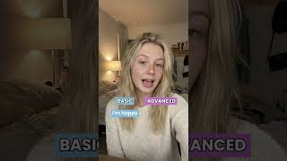 Stop Using Basic Words! #english #learnenglish #languagelearning #youtubeshorts #viralshorts