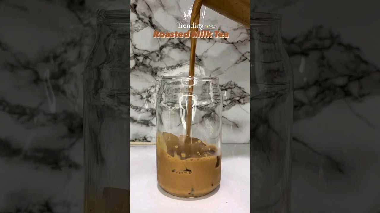 Roasted milk tea🧋 