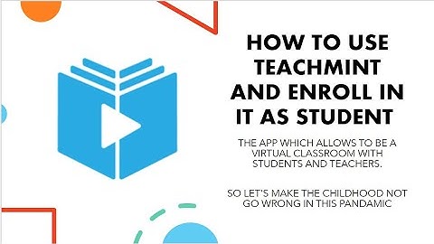 How to register or enroll as a student in Teachmint app